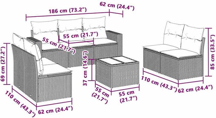 Produktbild vidaXL Noah