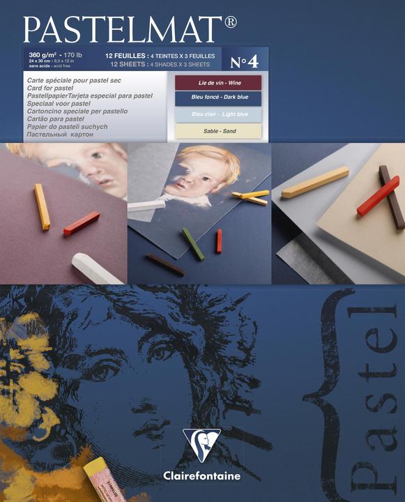 Produktbild Clairefontaine Trockene Techniken (360 g/m², 96 x)