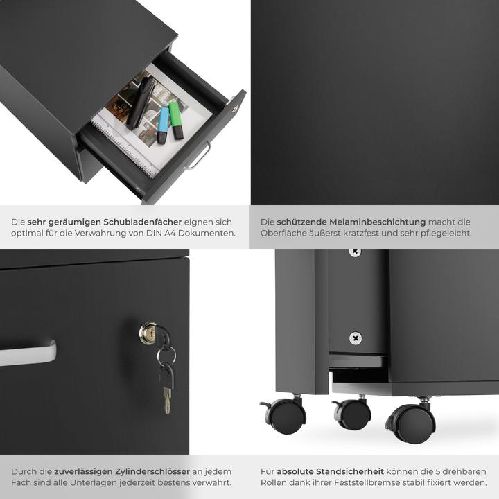 Immagine prodotto tectake Vagur (40 x 46 x 54,5 cm)