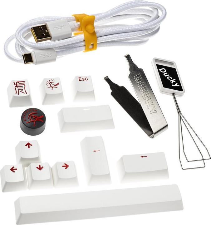 Immagine prodotto Ducky Tastiera One 3 Classic Pure White SF, LED RGB - MX-Brown (USA) (US, Cablato)