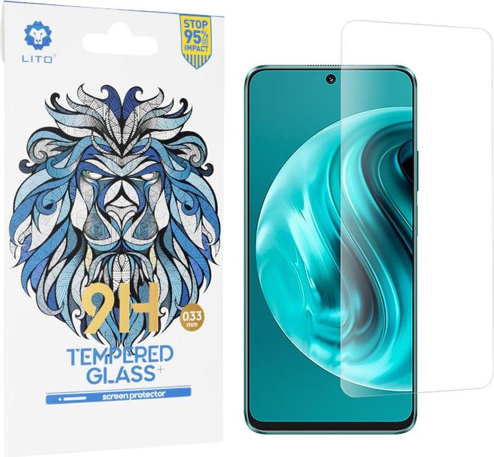 Actual product image Lito - 2.5D Classic Glass - Huawei nova 12i / 13i - Clear (1 Piece, Nova)