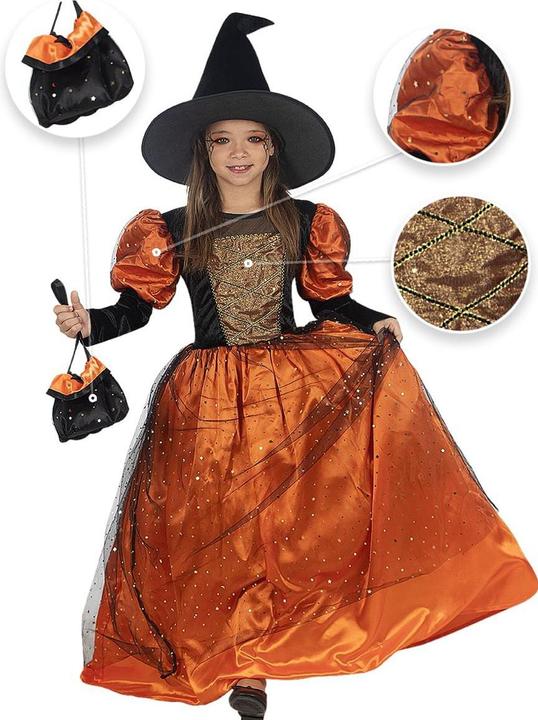 Metamorph Karla Kupferkessel Hexenkostüm für Kinder