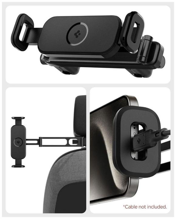 Image du produit Spigen Onetap UTS45 Universal Headrest Uchwyt samochodowy na tablet czarny/black ACP05862