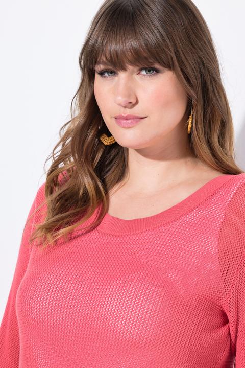 Produktbild Ulla Popken Pullover, U-Boot-Ausschnitt, 3/4-Arm (46, 48)