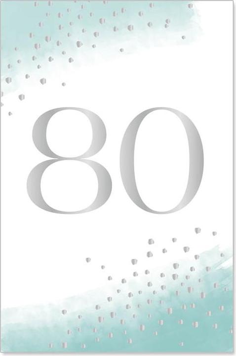 Actual product image Artebene Birthday Card Number Birthday