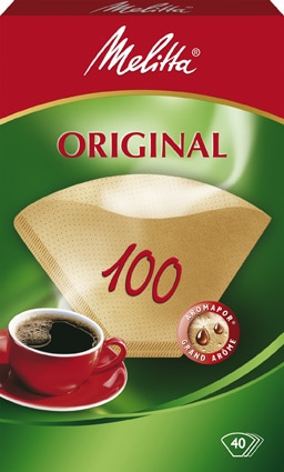 Actual product image Melitta Original 100 / 40 pieces