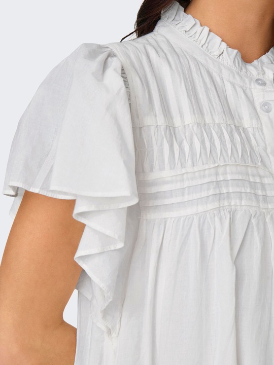Produktbild JdY Locker geschnitten Hemdkragen Puffärmel Kurzes Kleid Kleid (XS)