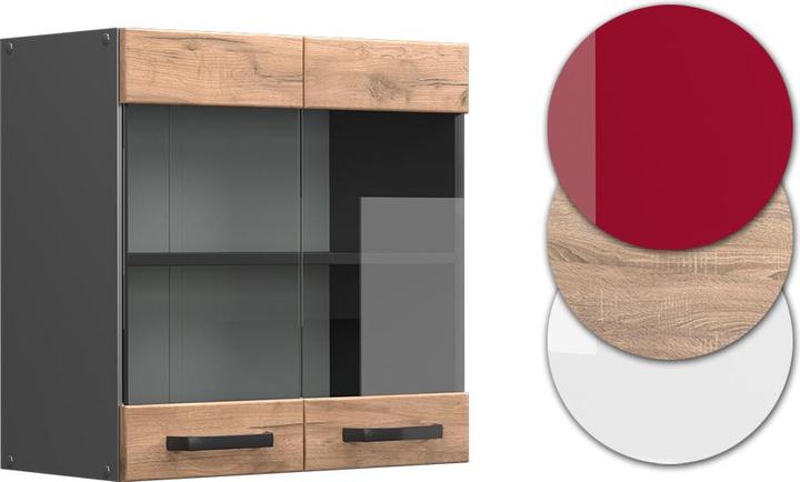 Actual product image Vicco Küchenglasschrank R-Line (60 x 31 x 60 cm)