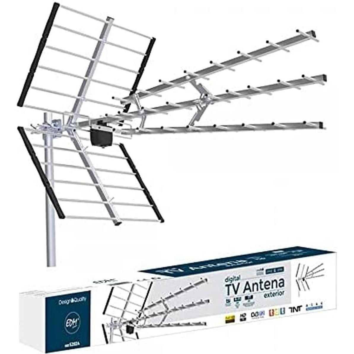 EDM TV-Antenne UHF Professionell 470-694 Mhz, Parabola + Antenna