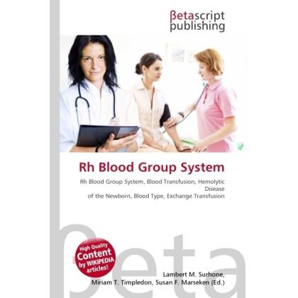 Rh Blood Group System, Fachbücher