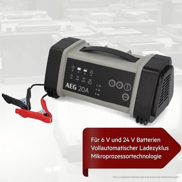 Immagine prodotto AEG Caricabatterie automatico (12V, 24V, 20 A)