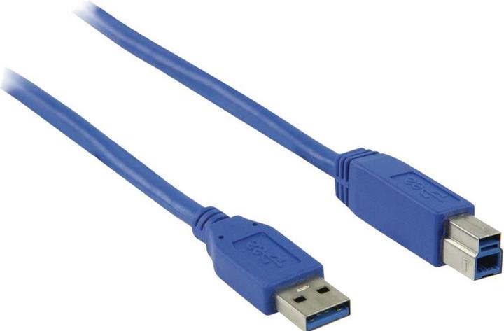Produktbild Nedis USB 3.0 Kabel A Stecker - B M acho 3.0 m Blau (2 m)