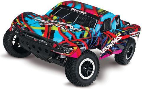 Traxxas Slash VXL Hawaiian 1:10 2WD TSM RTR SC Racing Truck (ohne Akku/Lader) (RTR Ready-to-Run)