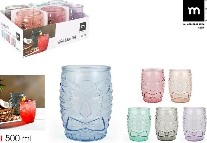 Actual product image La Mer Wasserglas TIKI 0,5 L (24 Stück) (0.50 l, 24 x)