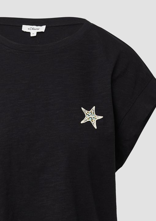 Produktbild S.Oliver T-Shirt T-Shirt im Relaxed Fit mit kleinem Artwork (36)