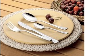 Produktbild Esmeyer 24-teiliges Besteck "Stockholm", Edelstahl 18/10 (24 Stück, Besteck Set)