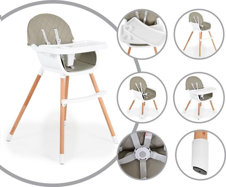 Actual product image Cangaroo chaise haute enfant Gelato 2en1 (Highchair)