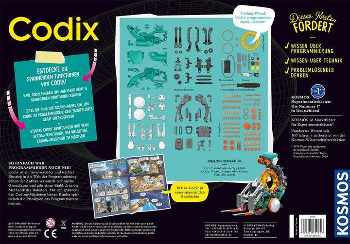 Produktbild Kosmos Codix Coding-Roboter