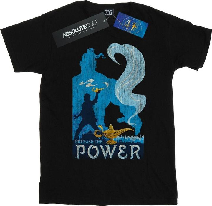 Actual product image Disney Mens Aladdin Movie Unleash The Power T-Shirt (L)
