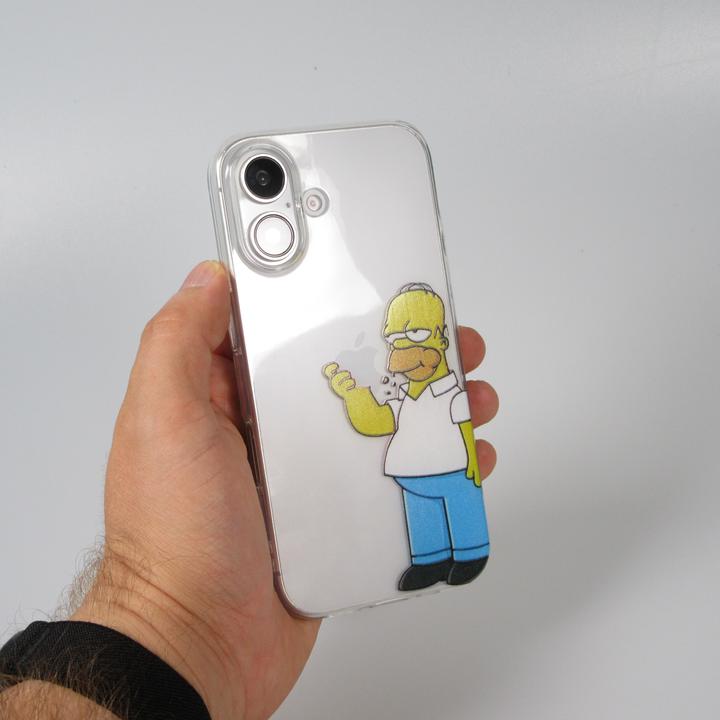 Immagine prodotto PhoneLook Copertina in gomma del cartone animato Homer Simpson (Apple iPhone 16)