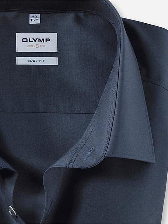 Actual product image Olymp Shirt Level 5 Body fit, navy New York Kent 1/1 sleeve, size 38 (38)