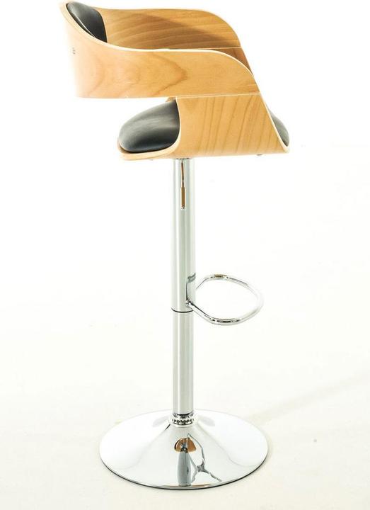 Actual product image CLP Kingston bar stool, natural/black