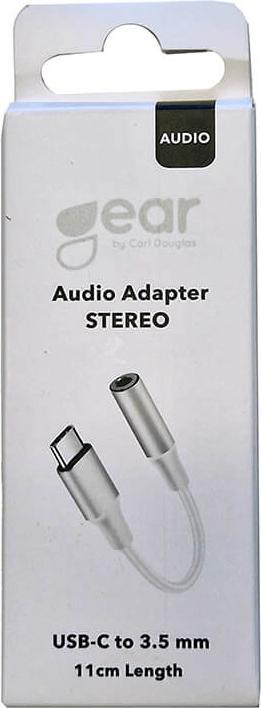 Produktbild Carl GEAR Adapter Audio Weiss USB-C auf 3,5 mm Stereo