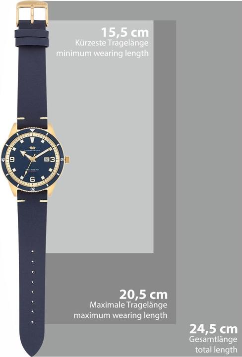 Produktbild Herren Uhr Vintage II - 34430 (Analoguhr, 42 mm)