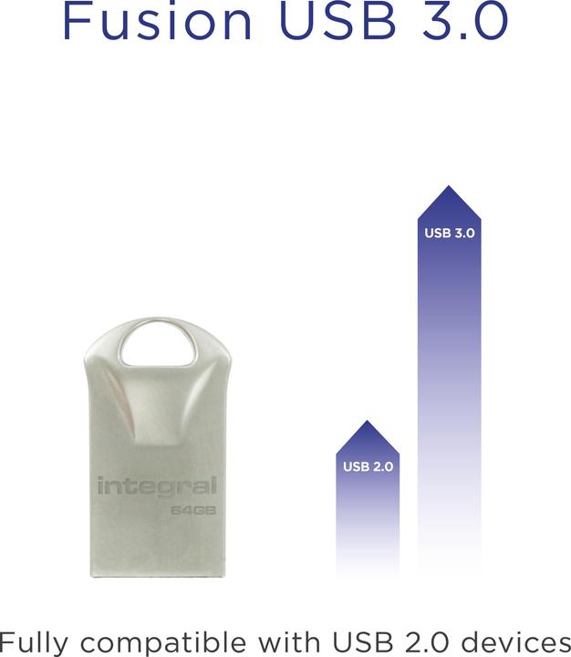 Produktbild USB StickFusion 3.0 64GB sb (64 GB, USB-A)
