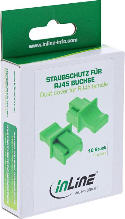 Productafbeelding InLine Stofkap voor RJ-45 bus (Blinde module)