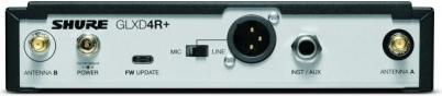 Actual product image Shure Wireless system GLXD24R+/B58