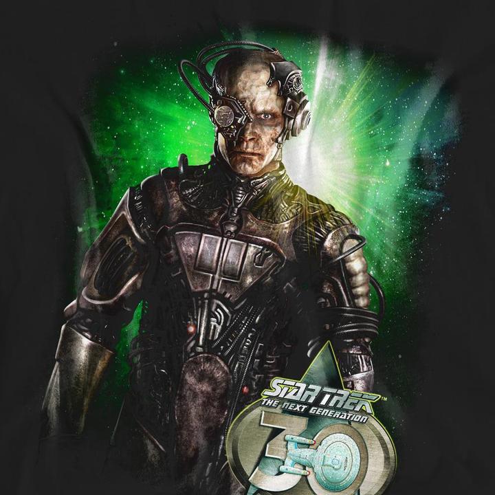 Actual product image Unisex Adult Borg 30 T-Shirt (XL)