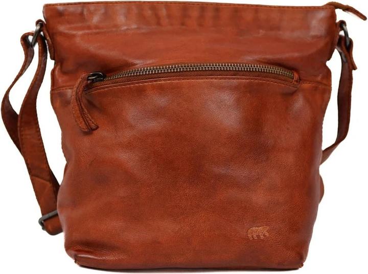 Immagine prodotto Bear Design Medium Crossbodytas / Schoudertas Dames - Leer - Nancy - Cognac