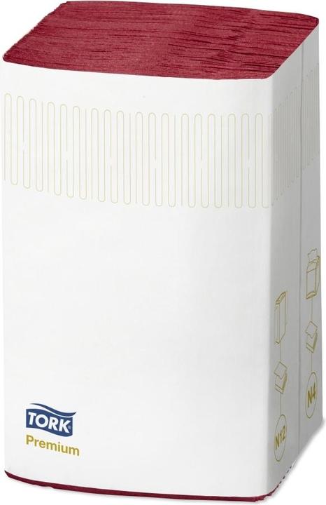 Produktbild Tork Spenderservietten Xpressnap Extra (N4-System) 16,5x21,3cm 2-lagig bordeaux VE=8x5x200 Stück (8 x)