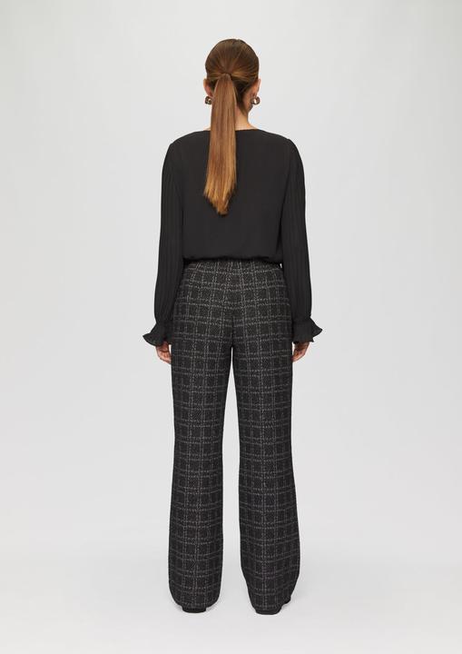 Produktbild S.Oliver Bluse Viskosebluse mit Plisseeärmeln (40)