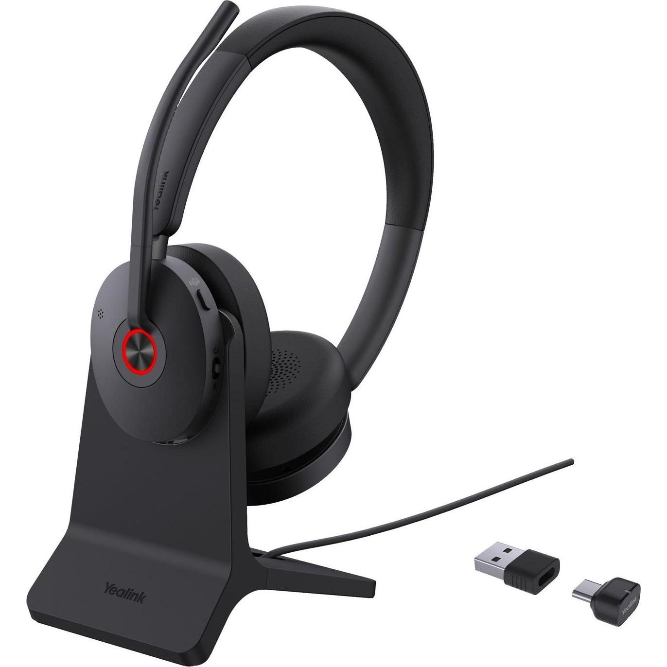 Yealink Nero Bh74 Teams - Headset - On-Ear (Senza Fili, Usb-C, Team Microsoft), Cuffie Da Ufficio,