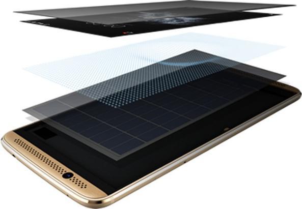 Actual product image ZTE Axon 7 (64 GB, Ion Gold, 5.50", Hybrid Dual SIM, 4G)