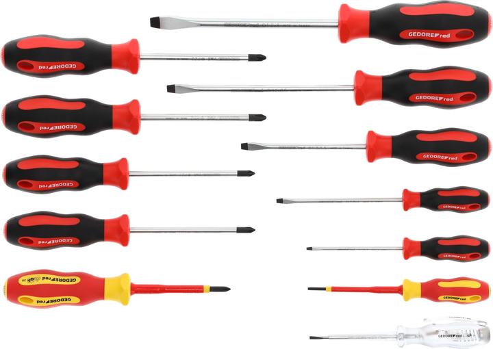 Image du produit Gedore Red Jeu de tournevis PH PZ LS 2K (Escale, évidement transversal, Cruciforme PZ)