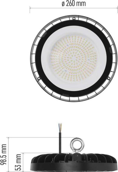 Immagine prodotto Emos Proiettore a LED HIGHBAY CORUS 133W (16000 lm)