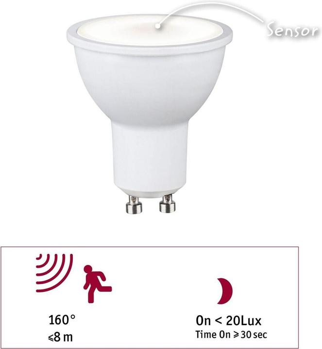 Produktbild Paulmann Reflektor Flat Sensor (GU10, 550 lm, 1x)