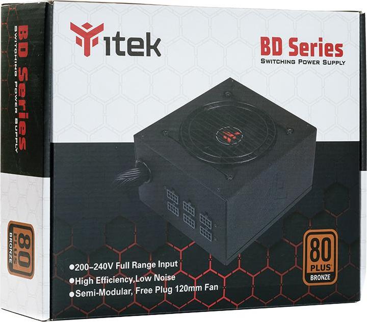 Image du produit Itek Alimentation ATX compatible BD600 - 600W (600 W)