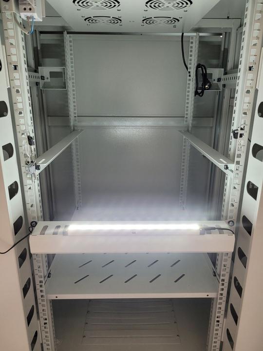 Actual product image Synergy 21 ALLNET 19" rack lighting Cabinet lighting, LED with magnetic attachment and power supply unit,