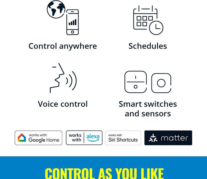Produktbild WiZ Tunable White & Color 300lm Elpas Basis (300 lm, IP65)