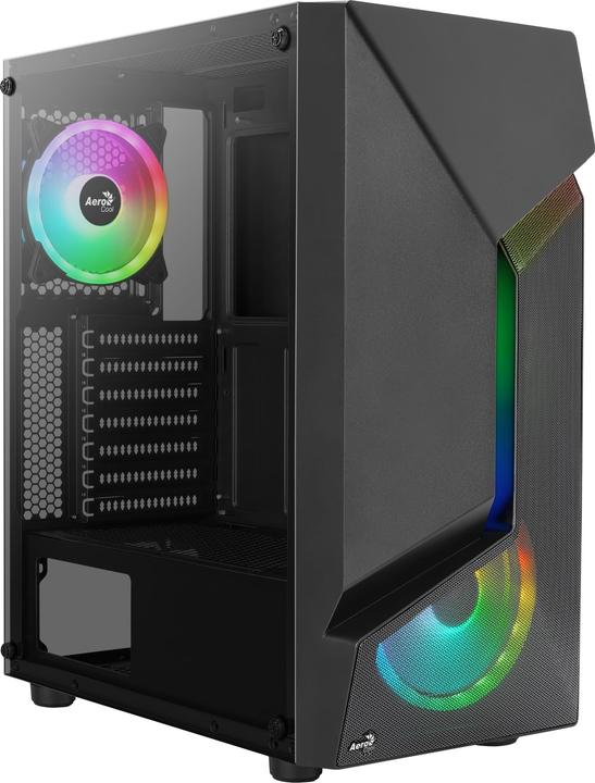 Image du produit AeroCool Scape-G-BK-v3 Tour midi, verre trempé, ARGB (ATX, mATX, Mini-ITX)