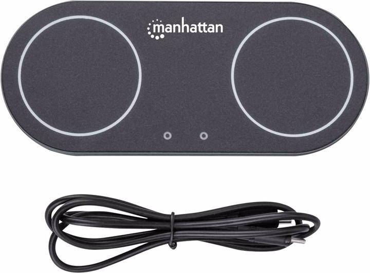 Image du produit Manhattan Chargeur à induction double (30 W)