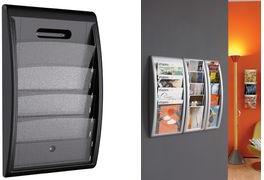 Produktbild Paperflow Prospekthalter 4060.11 DIN A4 quer 4Fächer anthrazit (A4, Quer)