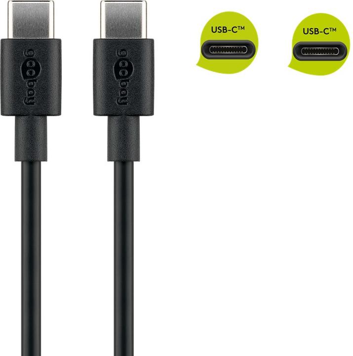Image du produit Goobay Câble USB C 2,0 m (2 m, USB 2.0)