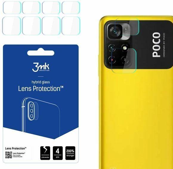 Image du produit 3MK hybrid glass Lens Protection for Xiaomi POCO M4 Pro (4 pcs, Xiaomi Poco M4 Pro)