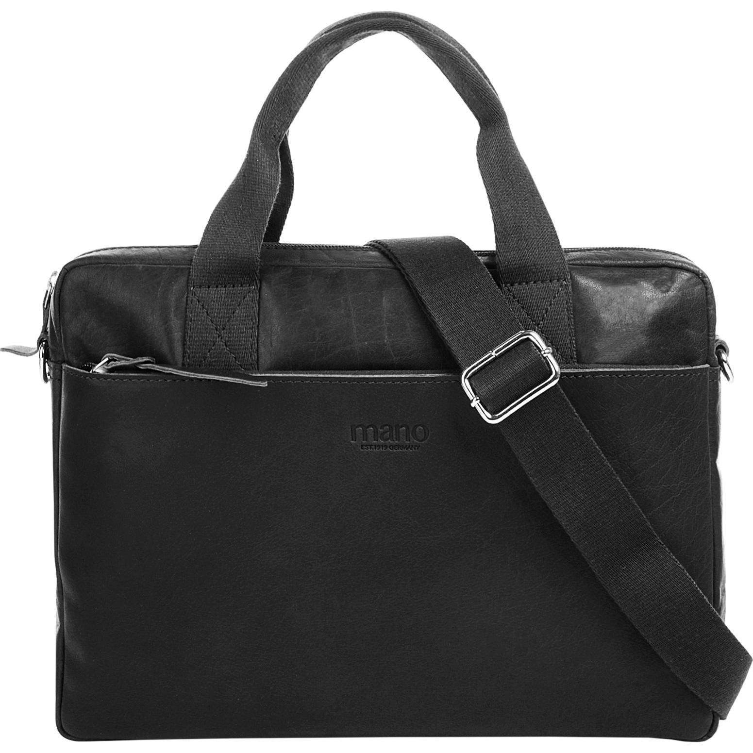 Mano, Handtasche, Aktentasche DON PAOLO, Schwarz