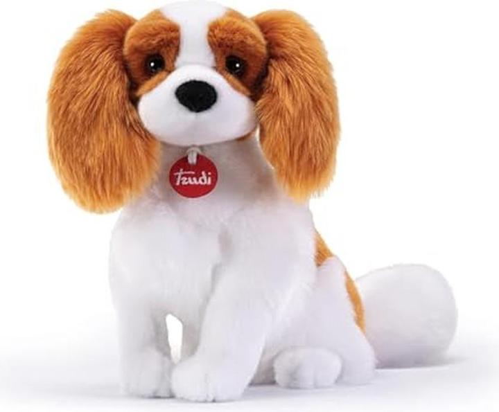 Actual product image Trudi Classic plush dog Border Collie Scott 22 x 33 x 55 cm (size XL), high-quality stuffed animal with (55 cm)